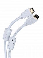 Кабель Aopen HDMI 19M/M ver 2.0, 10М, 2 фильтра, белый (1/10)