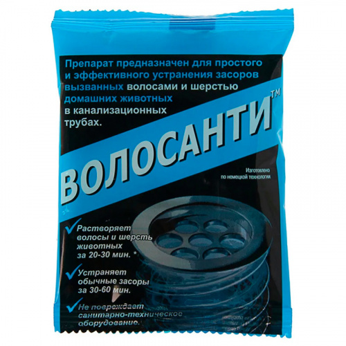 Пенный очиститель труб "Волосанти" 50 гр (1/100)