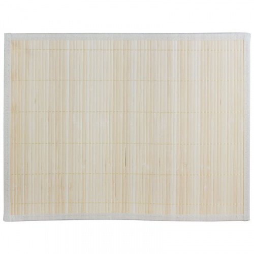 Салфетка сервировочная из бамбука BM-02, цвет: белый (1/12/48) (312347)