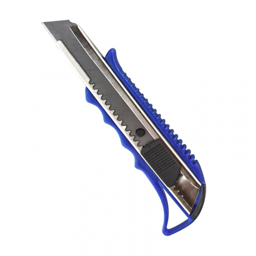 Нож канцелярский 18мм Attache с фиксатором и металлическими направляющими (1/20) фото 4
