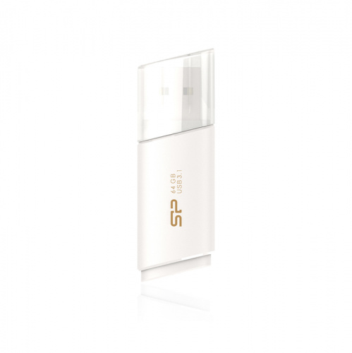 Флеш-накопитель USB 3.0  64GB  Silicon Power  Blaze B06  белый (SP064GBUF3B06V1W)