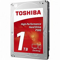 Внутренний HDD  Toshiba 1TB  P300  High-Performance BULK, SATA-III, 7200 RPM, 64 Mb, 3.5''