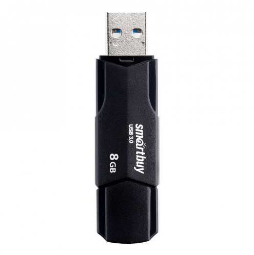 Флеш-накопитель USB 3.0  8GB  Smart Buy  Clue  чёрный (SB8GBCLU-K3)
