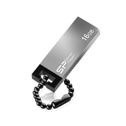 Флеш-накопитель USB  16GB  Silicon Power  Touch 835  темно серый (SP016GBUF2835V1T) фото 2