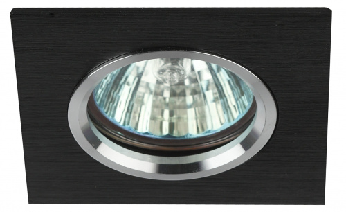 Светильник ЭРА алюминиевый MR16 KL57 SL/BK, максимально 50W, GU5.3, серебро/черный (1/100) фото 3