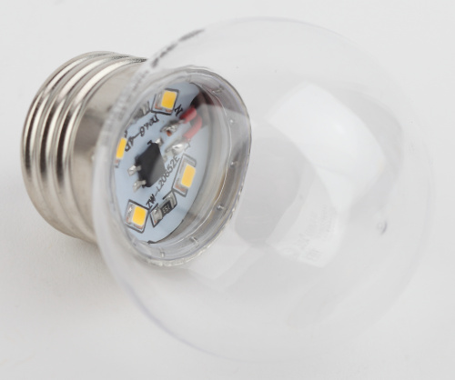 Лампа светодиодная ЭРА STD ERAWL45-E27 E27 / Е27 1Вт шар прозрачный для белт-лайт (1/100) (Б0049572) фото 3