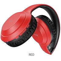 Наушники полноразмерные HOCO W30 Fun, Bluetooth, 300 мАч, красный (1/30) (6931474735782)