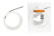 Нейлоновая кабельная протяжка НКП диаметр 3мм длина 30м с наконечниками (белая) TDM (1/5/15)