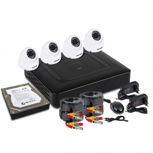 Комплект видеонаблюдения PROconnect, 4 внутренние камеры AHD-M, с HDD 1Tб (1/1) (45-0413) фото 2