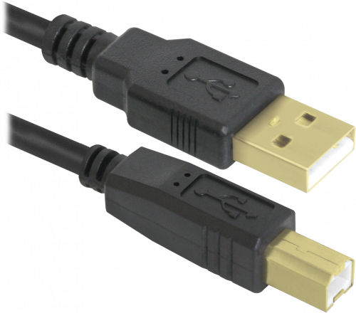 Кабель DEFENDER USB04-06PRO, USB 2.0, AM-BM, 1.8 м. (1/50) (87430) фото 2