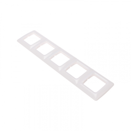 Рамка KRANZ серии DEA 5-я горизонтальная Бел  (1/90) (KR-78-0229) фото 2