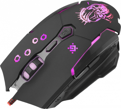 Мышь проводная игровая DEFENDER Killer GM-170L, USB, 7 кнопок, черный (1/40) (52170) фото 10