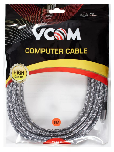 VR кабель USB3.2 Gen1 CM/CM 5GBs для Oculus 5м, VCOM <CU414M-5M> (1/50) (CU414M-5.0) фото 2