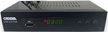 Ресивер DVB-T2 Cadena CADENA CDT-2315SB черный (046/91/00055677)