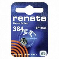 Элемент питания RENATA  R 384, SR 41 SW   (10/100)