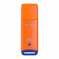 Флеш-накопитель USB  64GB  Smart Buy  Easy   оранжевый (SB064GBEO)