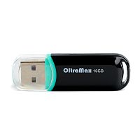 Флеш-накопитель USB  16GB  OltraMax  230  чёрный (OM-16GB-230-Black)