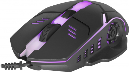 Мышь Defender Ultra Matt MB-470, черный, USB, 7 цветов подсветки, 4 кн., 800-1000dpi (1/40) (52470) фото 7