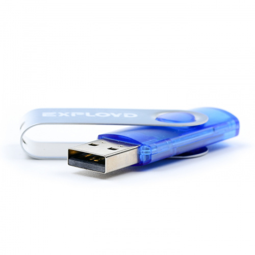 Флеш-накопитель USB  16GB  Exployd  530  синий (EX016GB530-Bl) фото 6