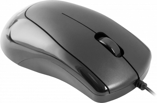 Мышь DEFENDER Optimum MB-150, чёрная, PS/2 (1/100) (52150) фото 4