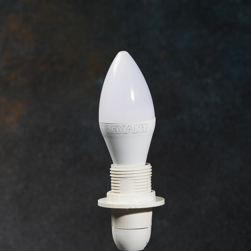 Лампа светодиодная REXANT Свеча CN 9,5 Вт E14 903 лм 4000 K нейтральный свет (10/100) (604-024) фото 6