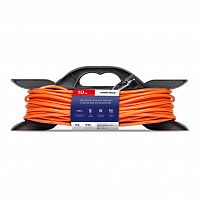 Удлинитель SMARTBUY на рамке с вилкой и розеткой 10А, 10 метров 2х1,0 мм², оранжевый провод с вилкой и розеткой, IP20 (SBE-10-1-10-F) (1/10)