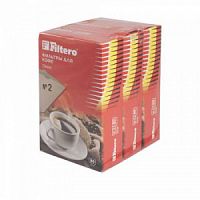 Фильтры для кофе для кофеварок Filtero №2 коричневый 1x2 (упак.:240шт)