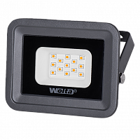Прожектор светодиодный WOLTA WFLS-10W/06 10Вт 4000K IP65 900лм серый 115x112/85x27 1/40