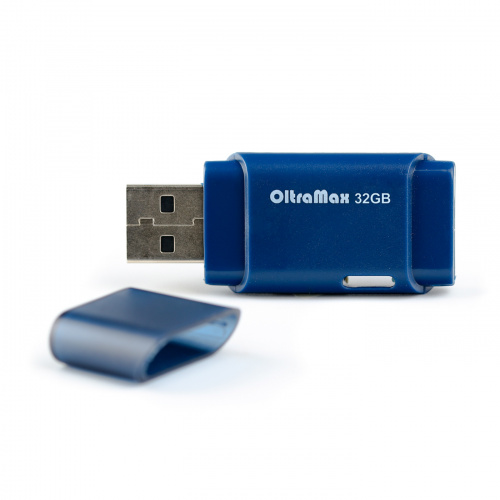 Флеш-накопитель USB  32GB  OltraMax  240  синий (OM-32GB-240-Blue) фото 2