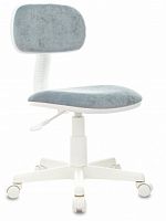 Кресло детское Бюрократ CH-W201NX серо-голубой Light-28 крестов. пластик пластик белый