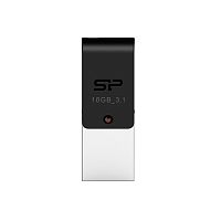 USB 3.2  16GB  Silicon Power  Mobile X31 + Micro-USB, OTG, чёрный