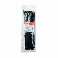 Хомут-стяжка кабельная нейлоновая REXANT 300 x3,6 мм, черная, упаковка 100 шт. (10/100) (07-0301)