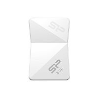 Флеш-накопитель USB  8GB  Silicon Power  Touch T08  белый (SP008GBUF2T08V1W)