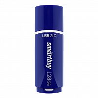Флеш-накопитель USB 3.0  128GB  Smart Buy  Crown  синий (SB128GBCRW-Bl)