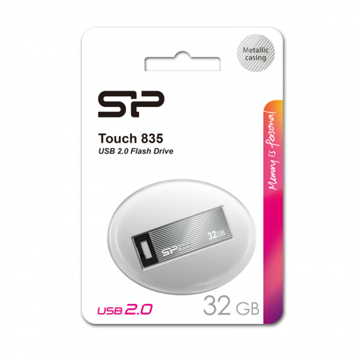Флеш-накопитель USB  32GB  Silicon Power  Touch 835  темно-серый (SP032GBUF2835V1T) фото 11