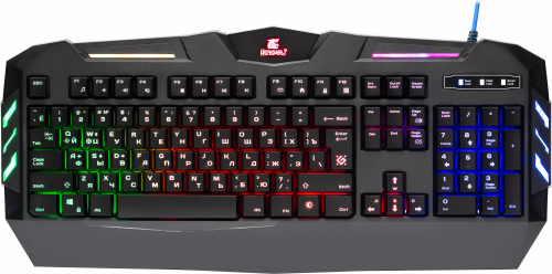 Клавиатура игровая DEFENDER Werewolf GK-120DL, RGB подсветка, влагоустойчивая, черный (1/20) (45120) фото 2