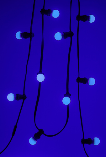 Лампа светодиодная ЭРА STD ERABL50-E27 E27 / Е27 3Вт груша синий для белт-лайт (1/100) фото 6