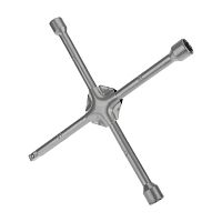 Ключ-крест баллонный REXANT 17х19х21 мм, под квадрат 1/2, усиленный, толщина 16 мм (1)