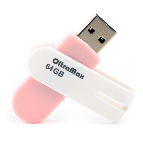 Флеш-накопитель USB  64GB  OltraMax  220  розовый (OM-64GB-220-Pink) фото 3