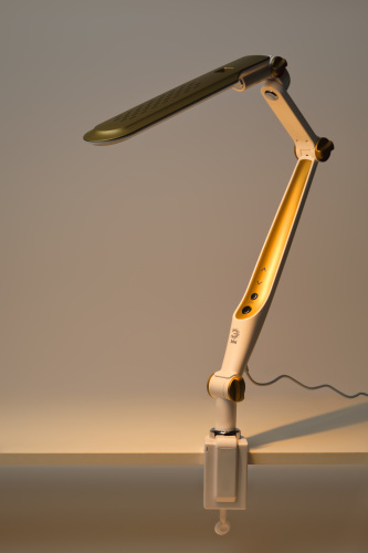 Светильник настольный ЭРА NLED-496-12W-G светодиодный на струбцине золото (1/12) (Б0052769) фото 3