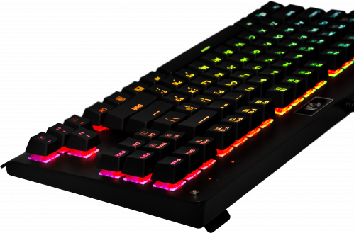 Клавиатура механическая игровая Redragon Dark Avenger 2 RU,RGB подсветка,компактная, черный (1/10) (70770) фото 7