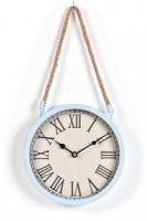 Innova Часы W08309, материал металл + крафт веревка, диаметр 22 см, цвет голубой (4/240)