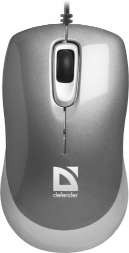 Мышь DEFENDER Orion 300, мини, серая, USB (1/100) (52817) фото 3