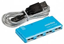 Разветвитель Smartbuy 4 порта голубой (SBHA-6110-B) (1/5)