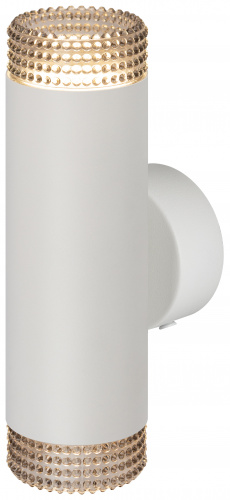 Светильник ЭРА настенный декоративный WL50 WH/BK под лампы 2*GU10 2*12Вт IP20 белый, черный (1/50) (Б0061196)