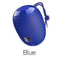 Колонка портативная Borofone, BR6, Miraculous, пластик, Bluetooth, microSD, AUX, цвет: синий (1/60)