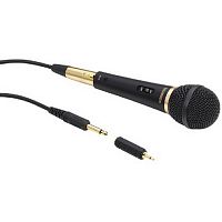 Микрофон THOMSON M152, чёрный, караоке, шнур 3м. 