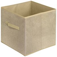 Коробка для хранения с ручкой, текстиль, размер: 30*30*30см (1/20) (104957)