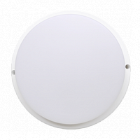 Светильник светодиодный ECOLA ЖКХ ДПП Круг накладной IP65 матовый белый 12W 220V 6500K 155x45 (1/40) (DPRD12ELC)