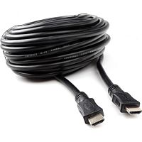 Кабель HDMI Cablexpert, 15м, v1.4, 19M/19M, черный, позол.разъемы, экран, пакет